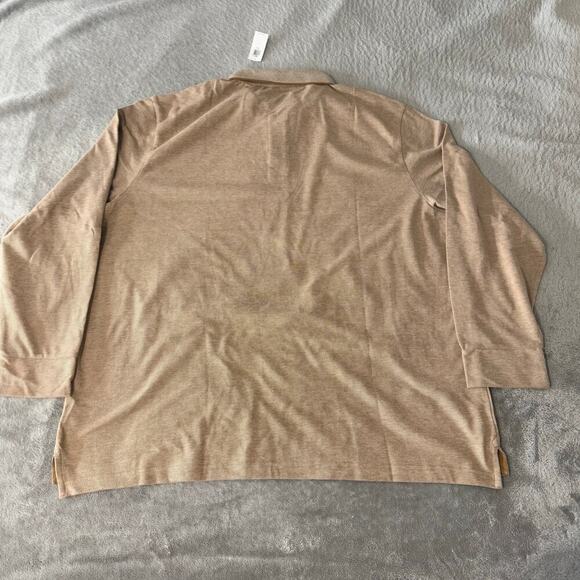 Old navy Classic Fit Pique Polo, beige, XXXL - Picture 2 of 4